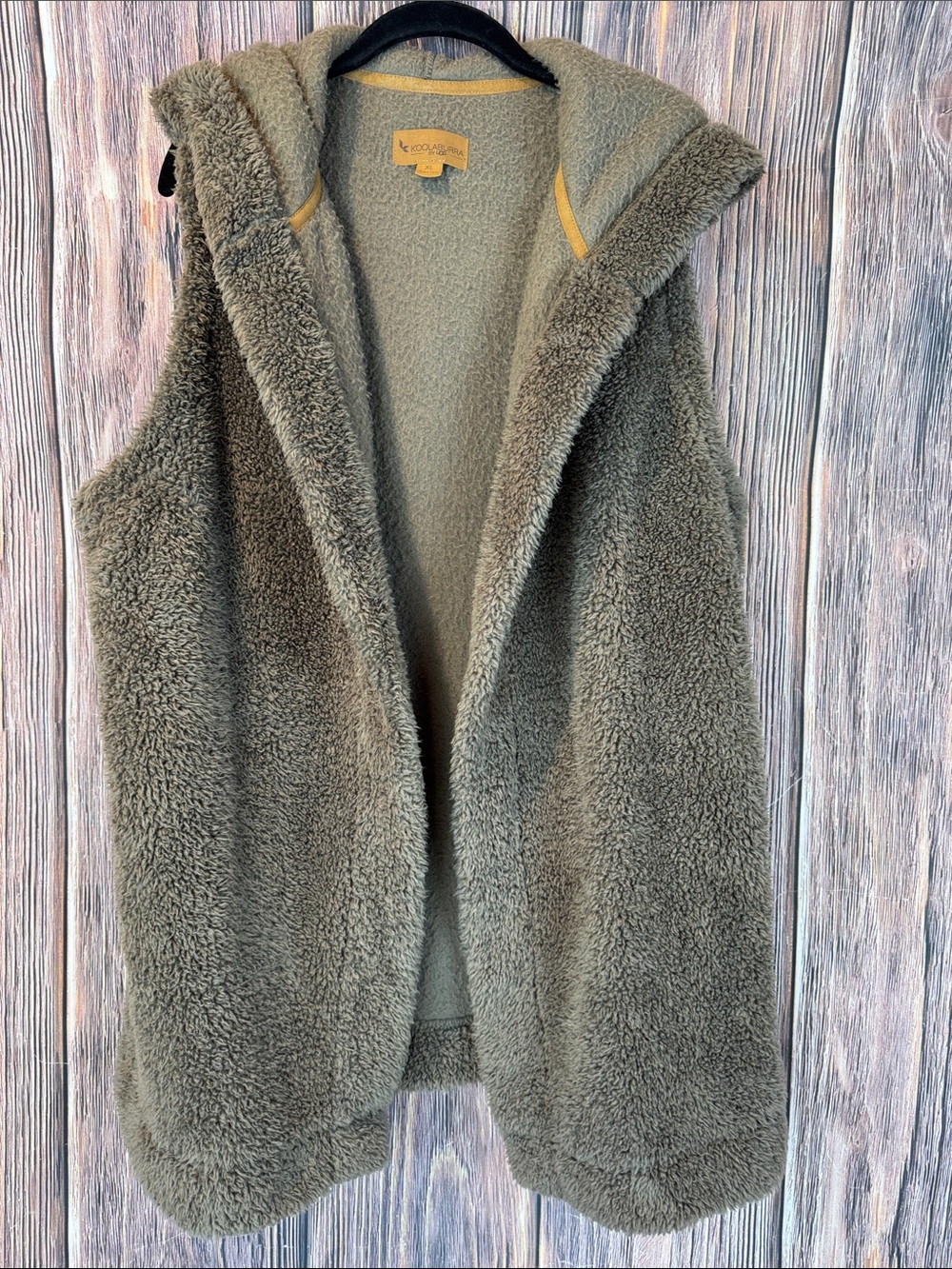 Koolaburra by UGG Brown Hooded Sherpa Vest